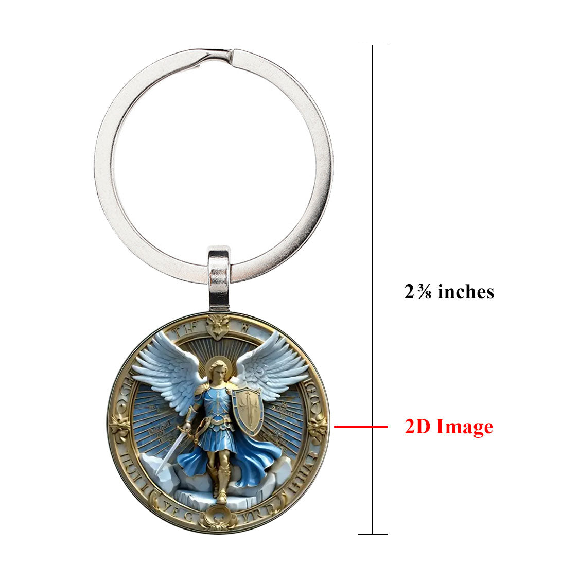 St. Michael the Archangel Keychain