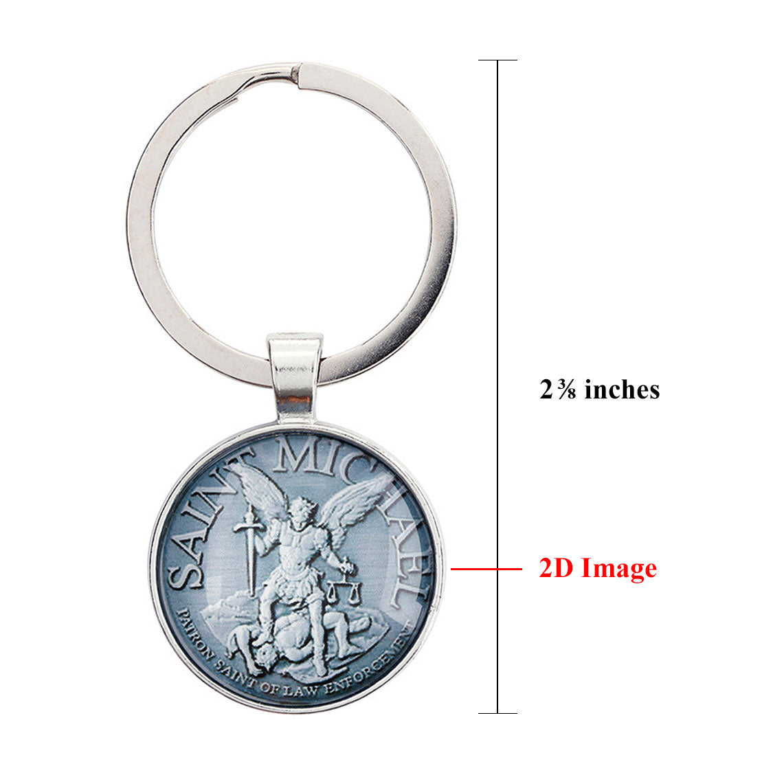 St. Michael, Patron of Law Enforcement, Key Ring