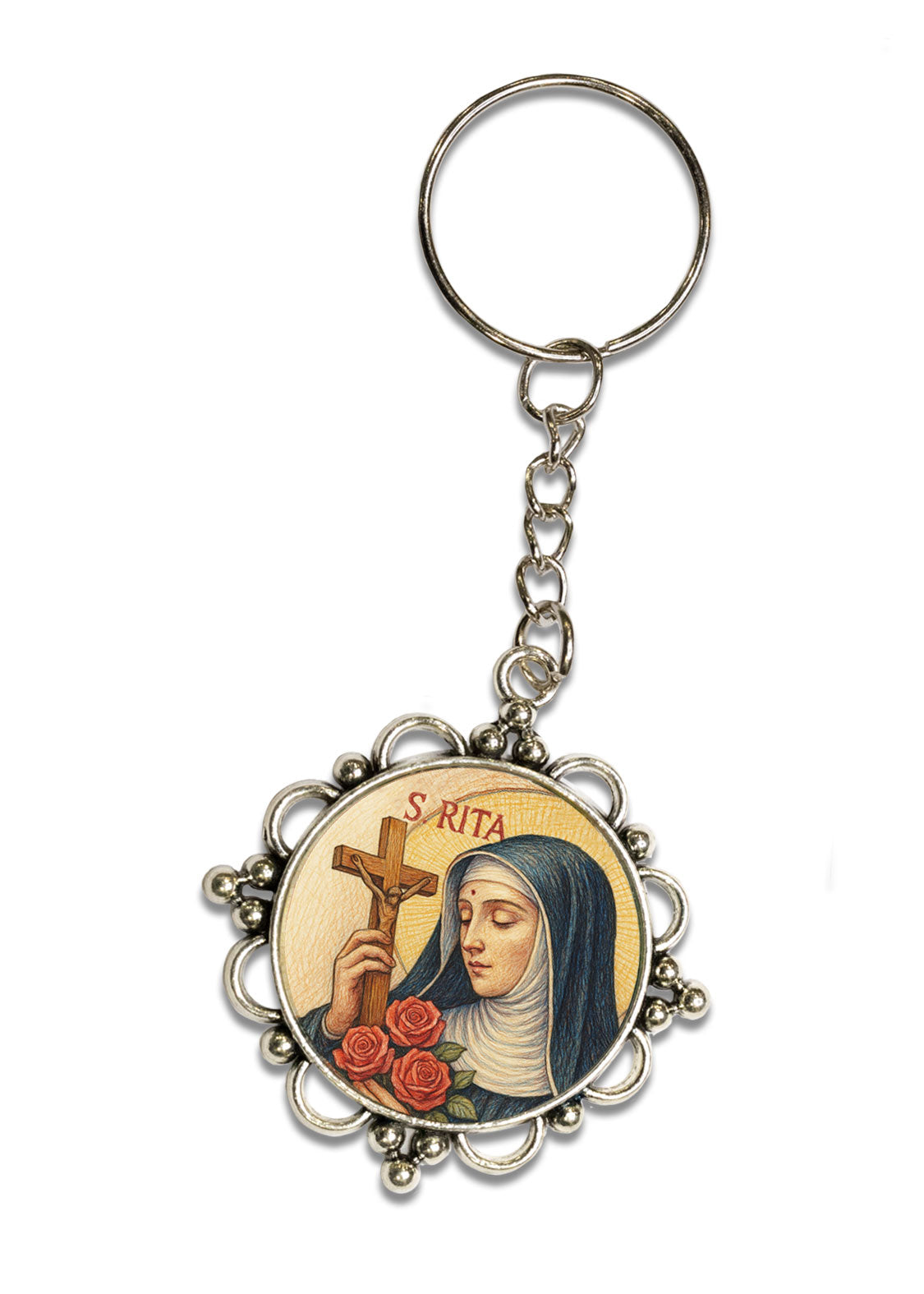 Saint Rita Key Chain