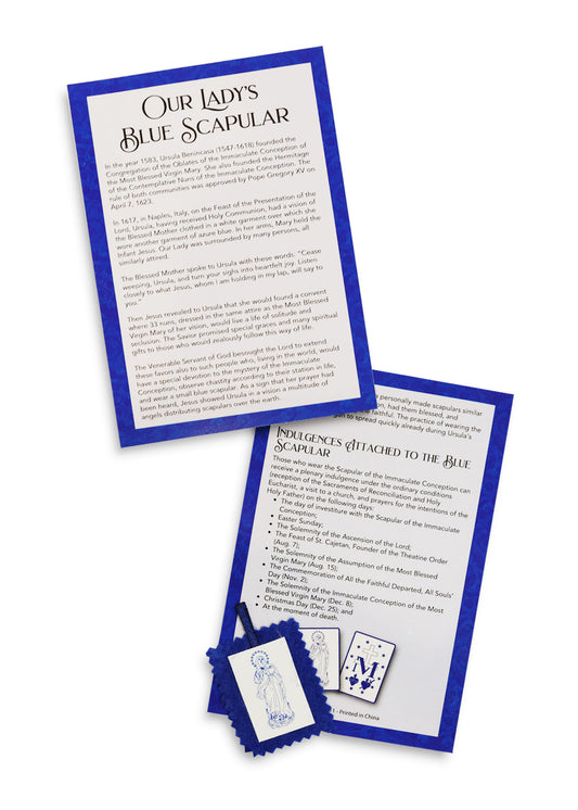 Our Lady's Blue Scapular