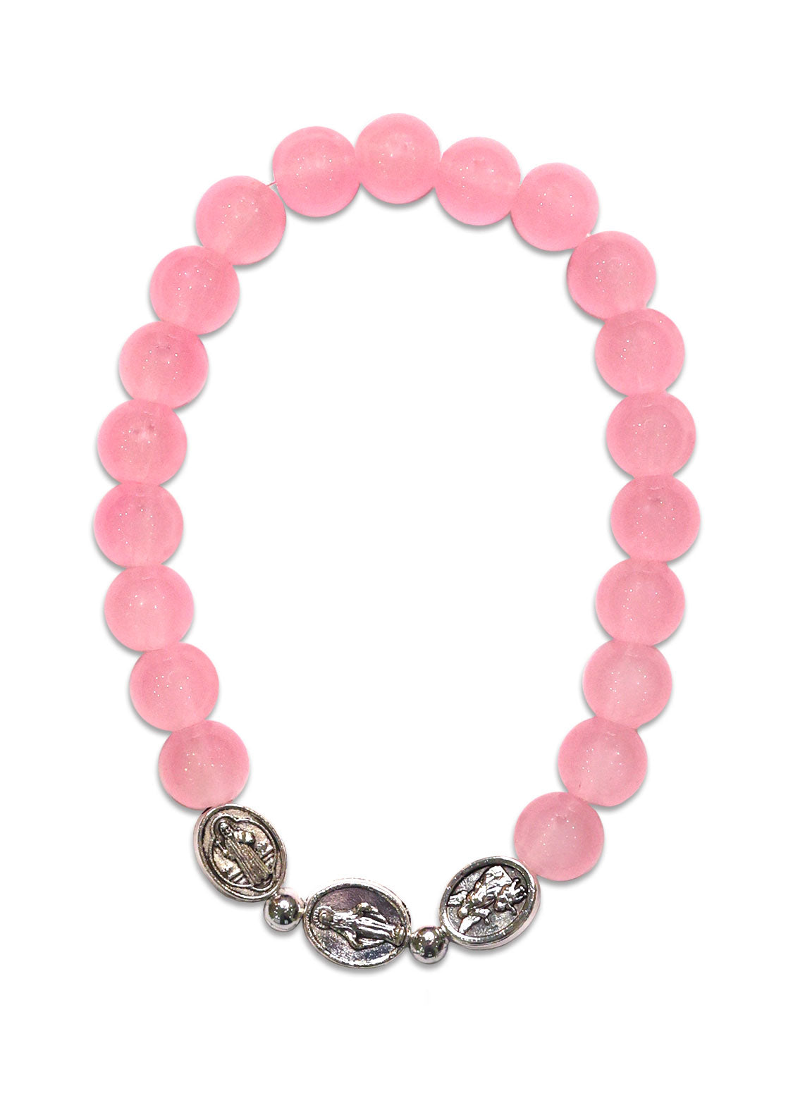 Pink Triple Protection Devotional Bracelet