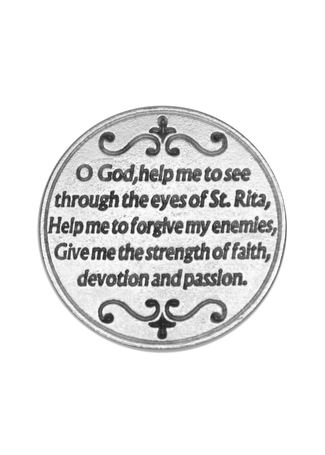 Saint Rita Prayer Coin