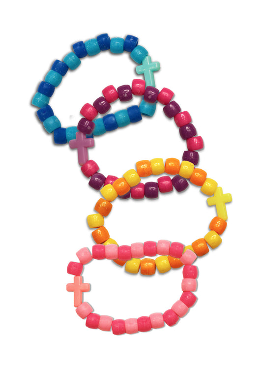 Colorful Cross Bracelet Assortment