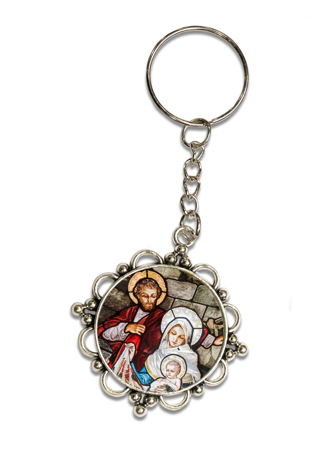 Holy Family Keychain