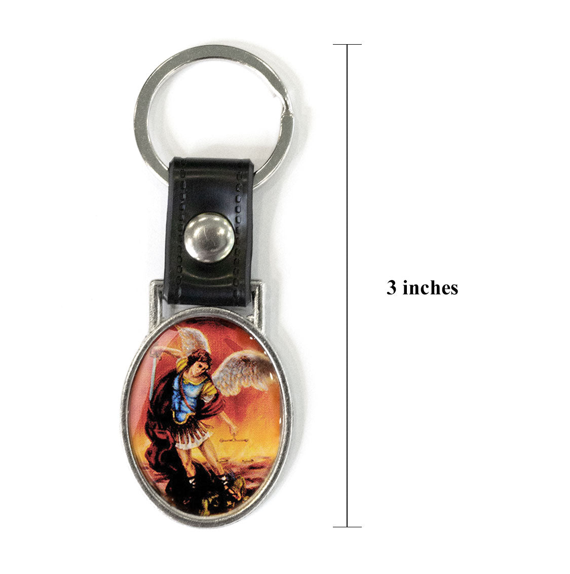 St. Michael Protection Key Ring