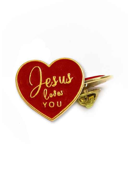 Jesus Love You Lapel Pin