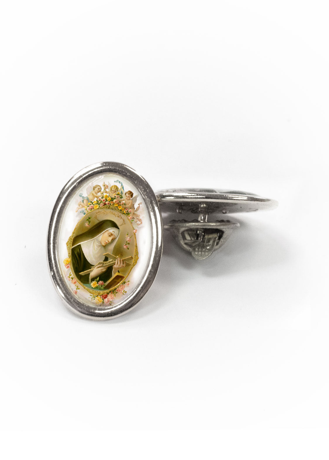 Saint Rita Lapel Pin