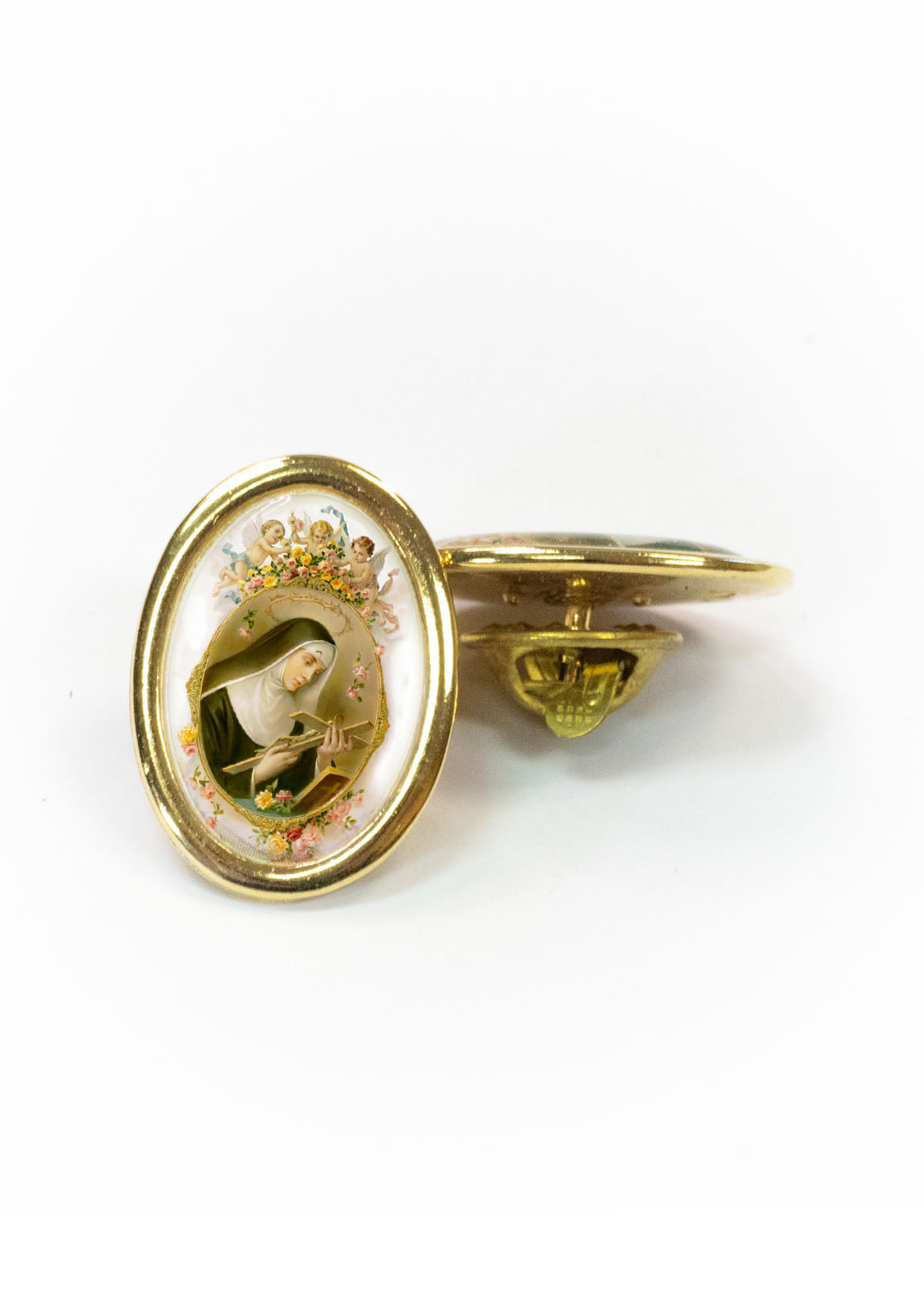 Saint Rita Lapel Pin